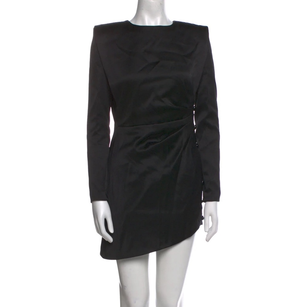 Yves Saint Laurent Black Long Sleeve Dress size 42 New with tags